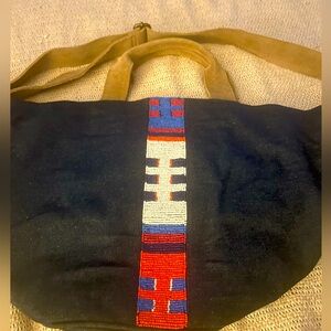 NWOT Parker Thatch Kiwi Denim Bag